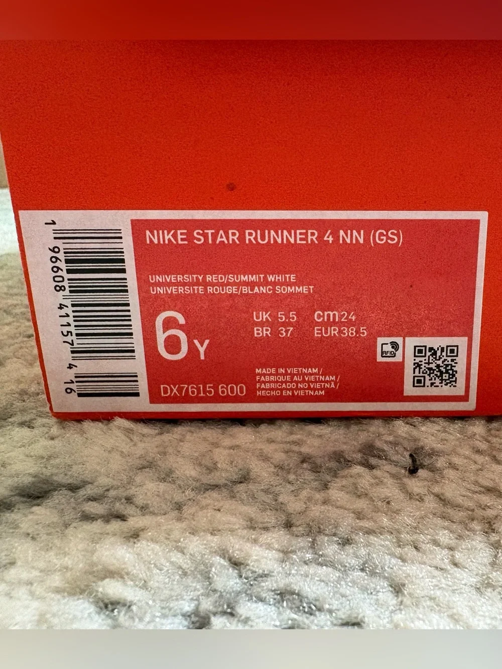 Nike Star Runner 4NN (gs) sneakers- 6Y